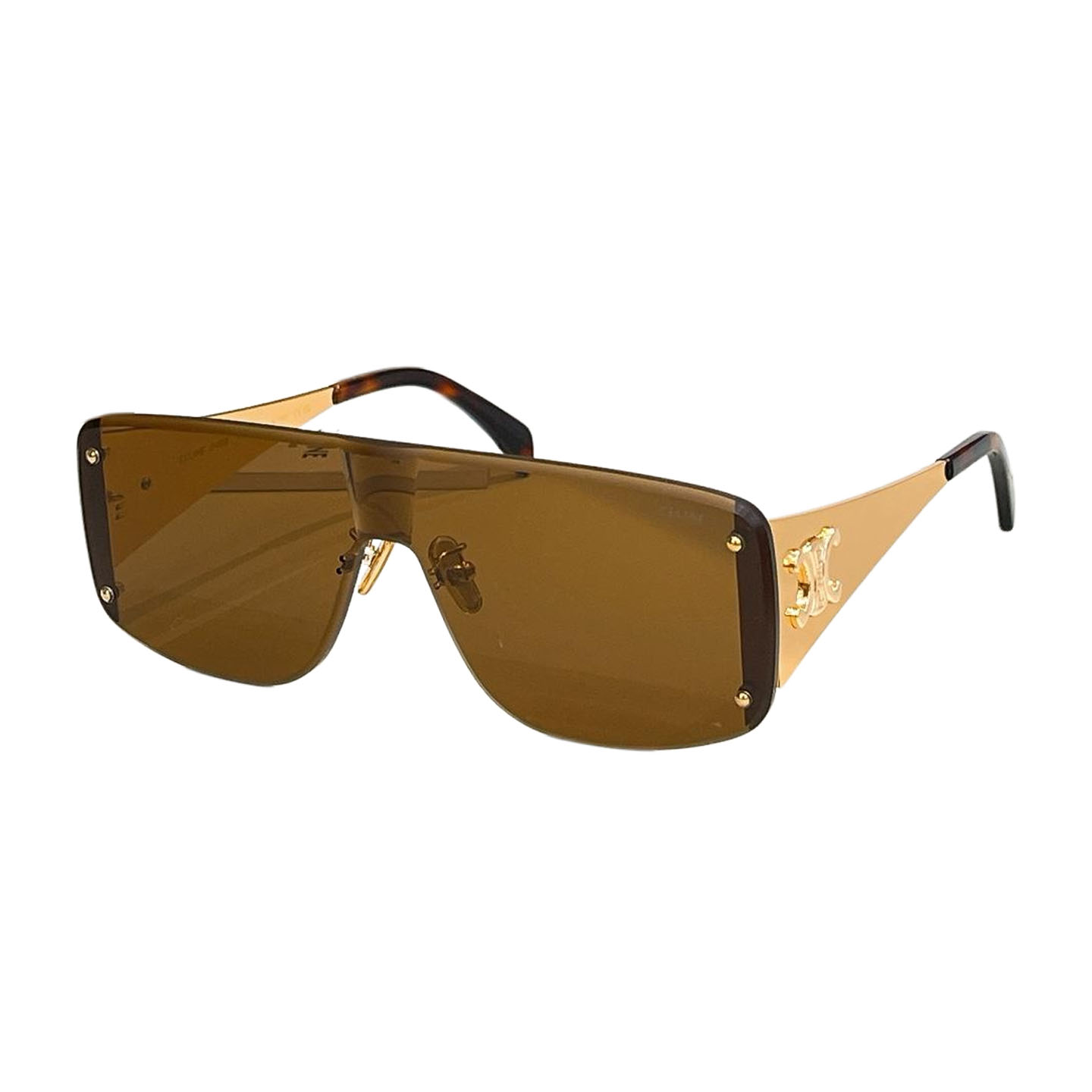 Celine Mask glasses black gold/blue/purple/brown/black silver/gold white color Size 57口17-142 - 图片 5
