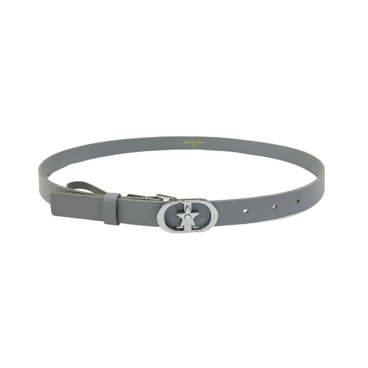 Dior Women' s Lucky 30 Montaigne Star Buckle Belt In Black/Red/White/Pink/Musturd/Brown/Khaki/Silver/Gold/Blue/Grey Calfskin With Gold/Silver Hardware 20mm - 图片 10