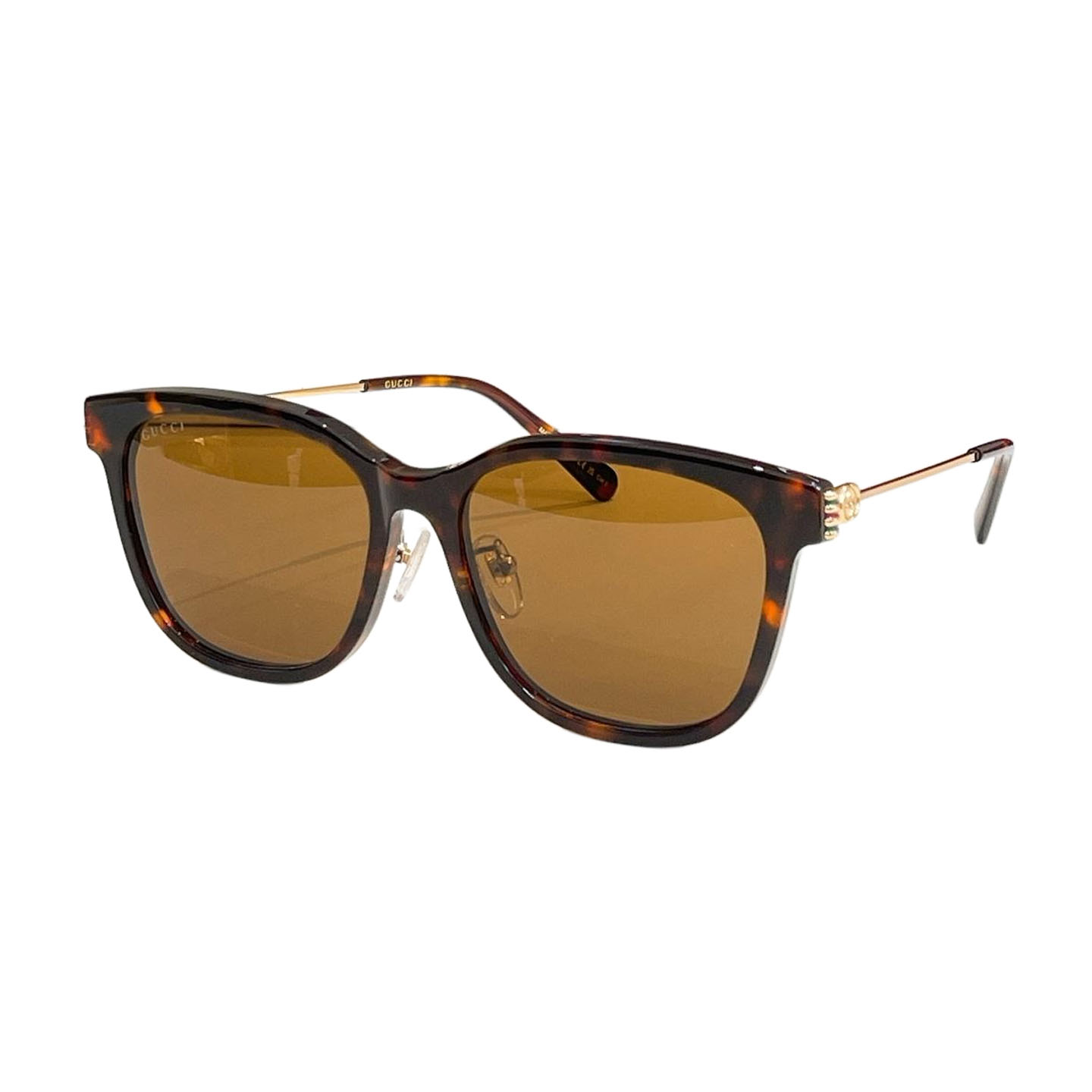 Gucci Wayfarer glasses green/eggplant/leopard brown/red brown/black/natural salmon/black gold/red gold/leopard color Size 56口16-145 - 图片 3