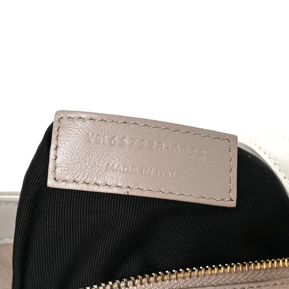 Saint Laurent Medium Le 5 À 7 Hobo Crema Soft Smooth Calfskin Leather Gold Hardware - 图片 9
