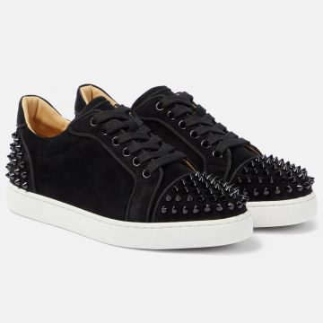 Christian Louboutin Studded suede sneakers