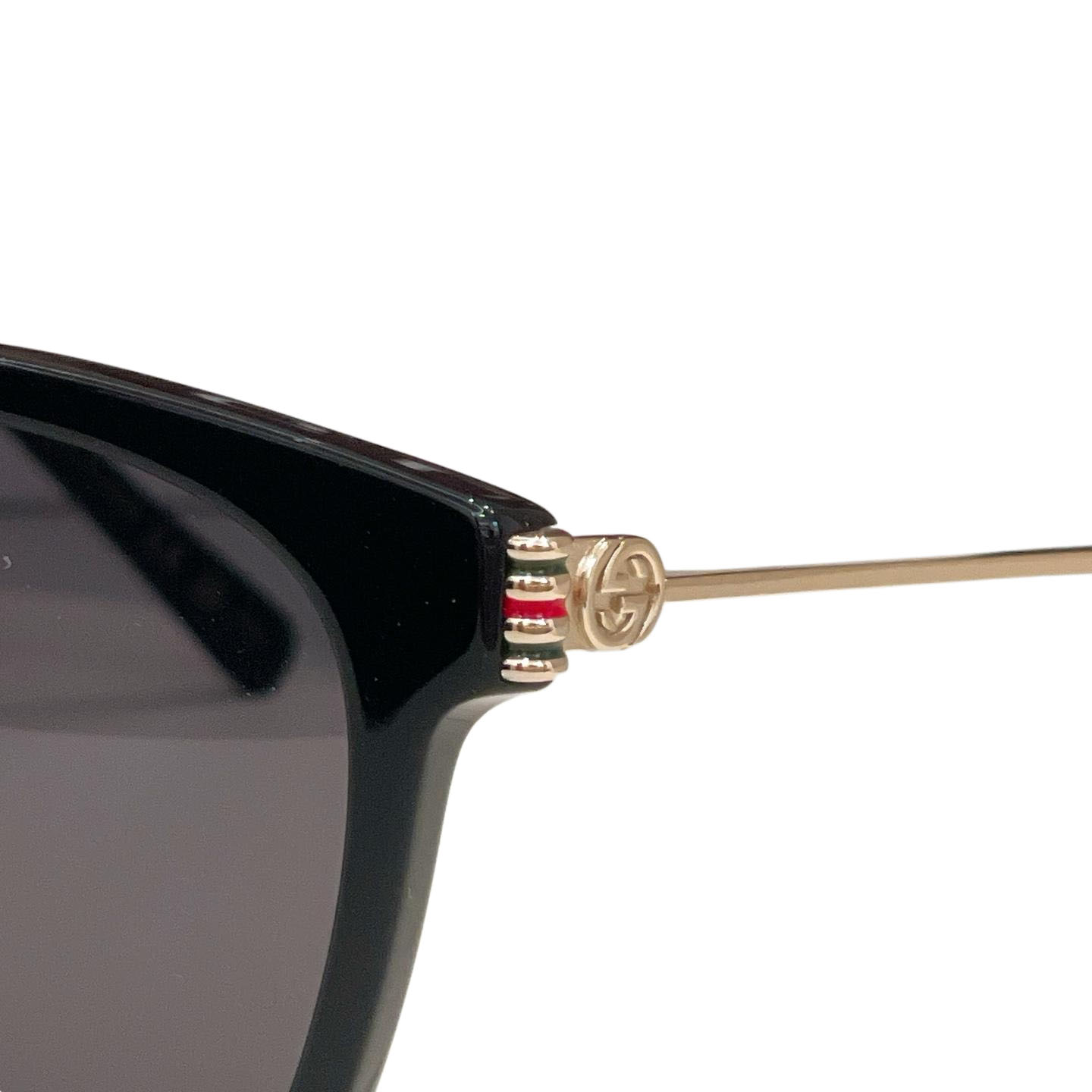 Gucci Boston frame glasses black gold/black silver/yellow leopard/leopard brown/grey purple color Size 56口18-145 - 图片 2