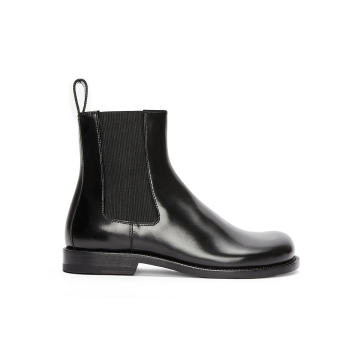LOEWE Black leather Campo Chelsea boots