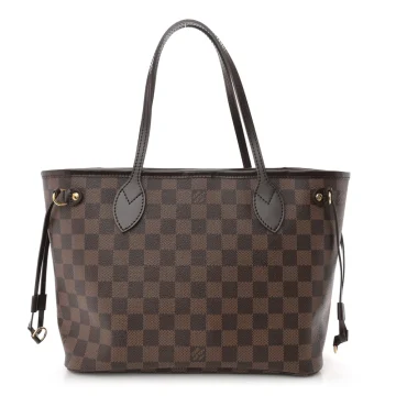 Louis Vuitton Neverfull PM Damier Ebene Canvas Cherry Interior