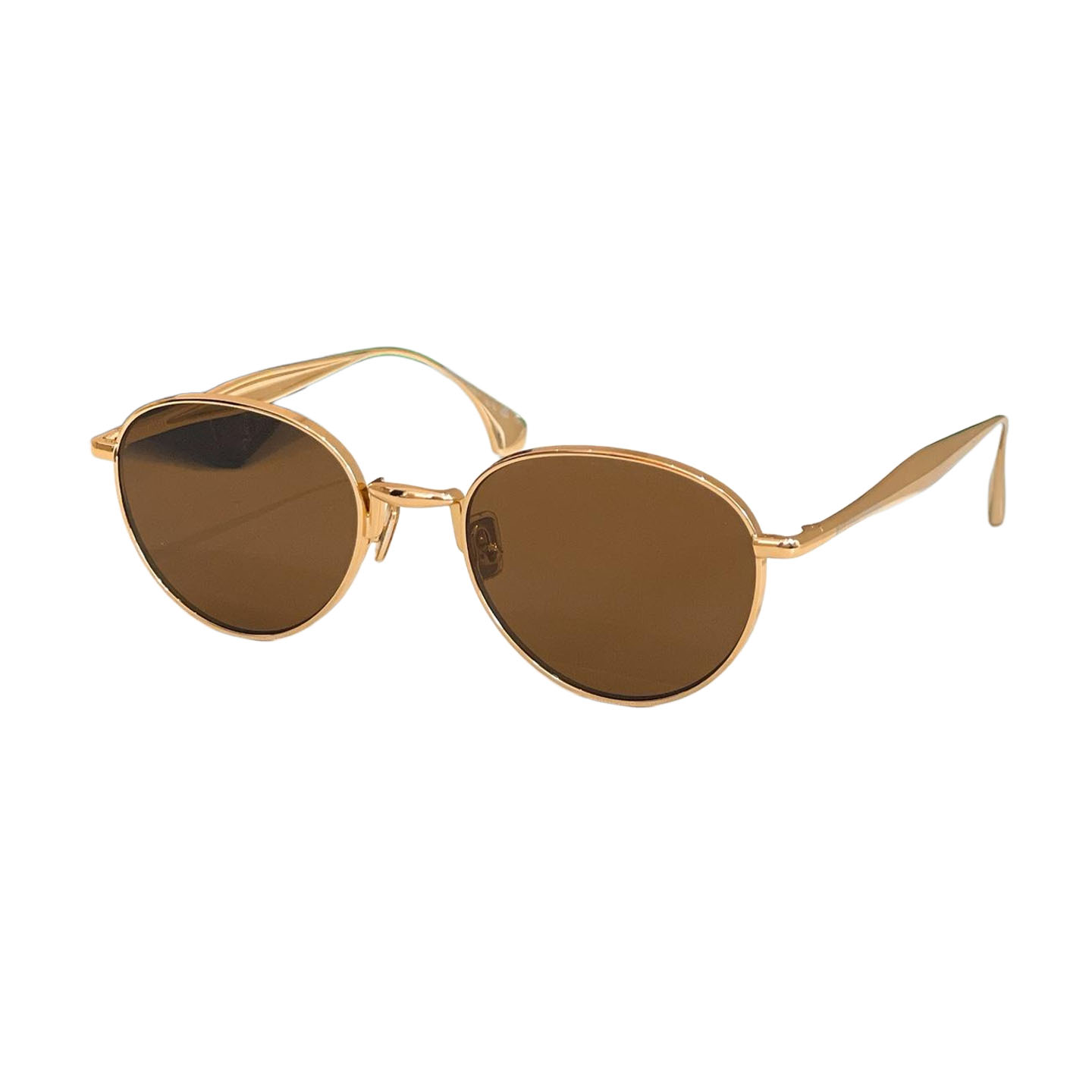 Bottega Veneta glasses rose gold/blue silver/orange/brown/rust/sepia/black gold color Size 55口22-140 - 图片 6