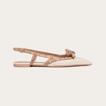 VALENTINO  Patent-leather lace-up flats