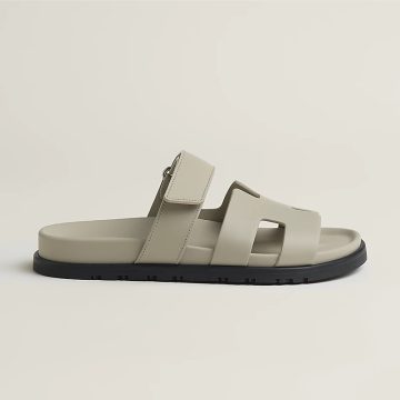 HERMES Chypre Grey Slippers