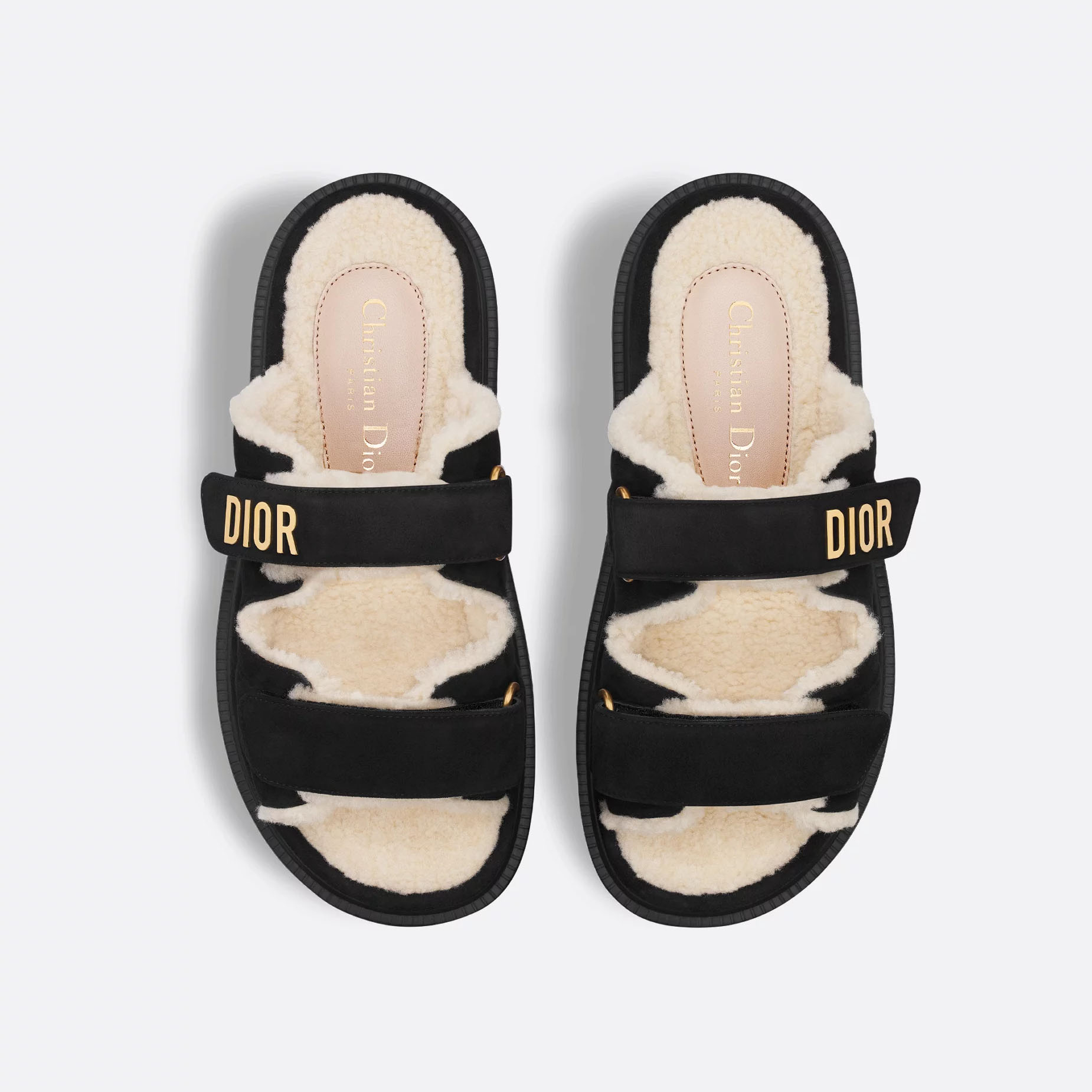 Dior black add pile Slippers - 图片 3