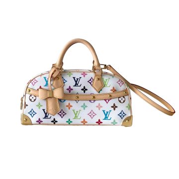 Louis Vuitton x Murakami Takashi Handbag East West Multicolor White Gold Hardware