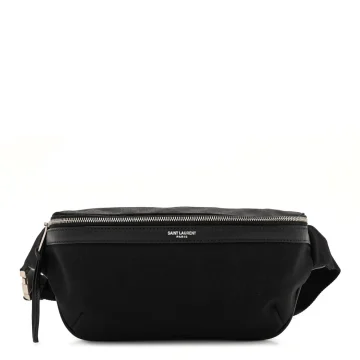 Saint Laurent Small Belt Bag Black Classic Canvas