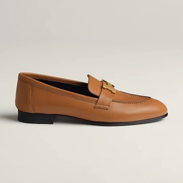 HERMES Paris Brown Loafers