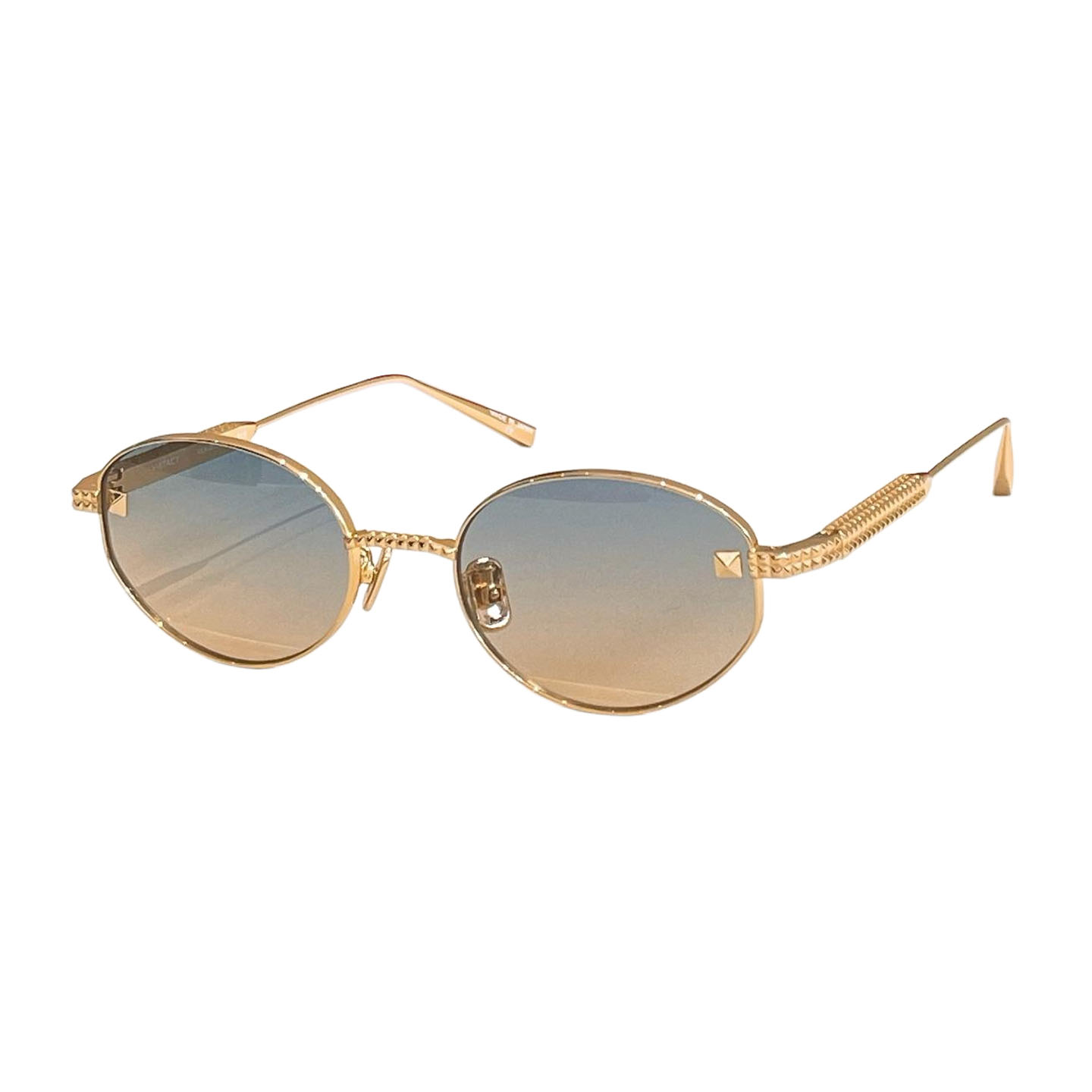 Valentino Oval glasses silver/gold/grey silver/black gold/black/red gold color Size 60口17-142 - 图片 3