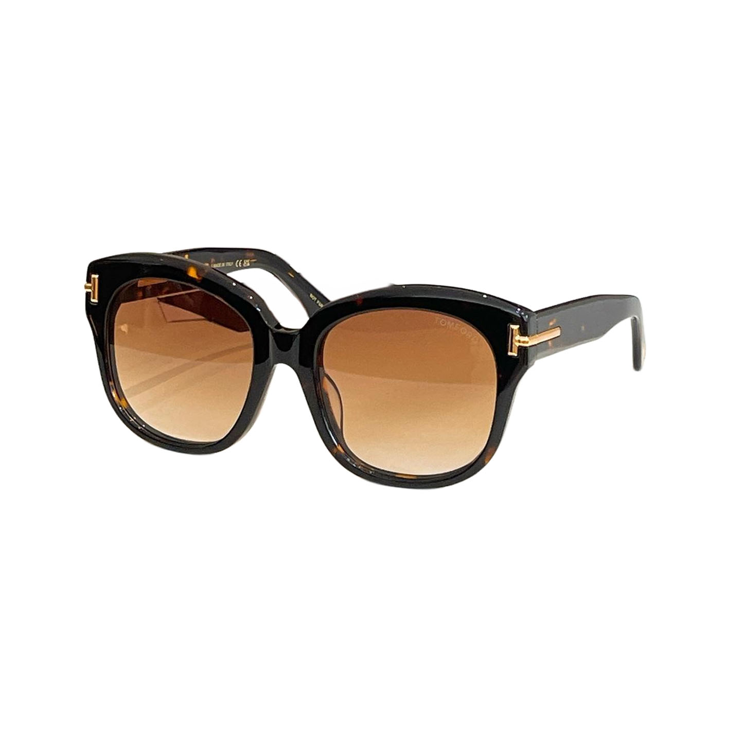Tom Ford Butterfly glasses black gold/eggplant/apricot/black white/brown leopard/leopard apricot color Size 55口20-140 - 图片 6