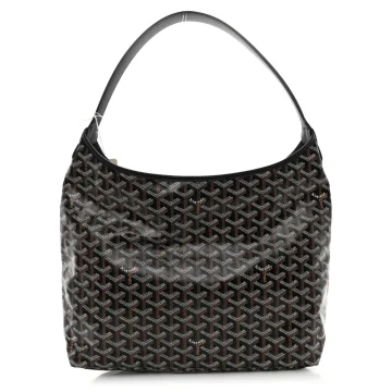 Goyard Boheme Hobo PM Black Goyardine Canvas