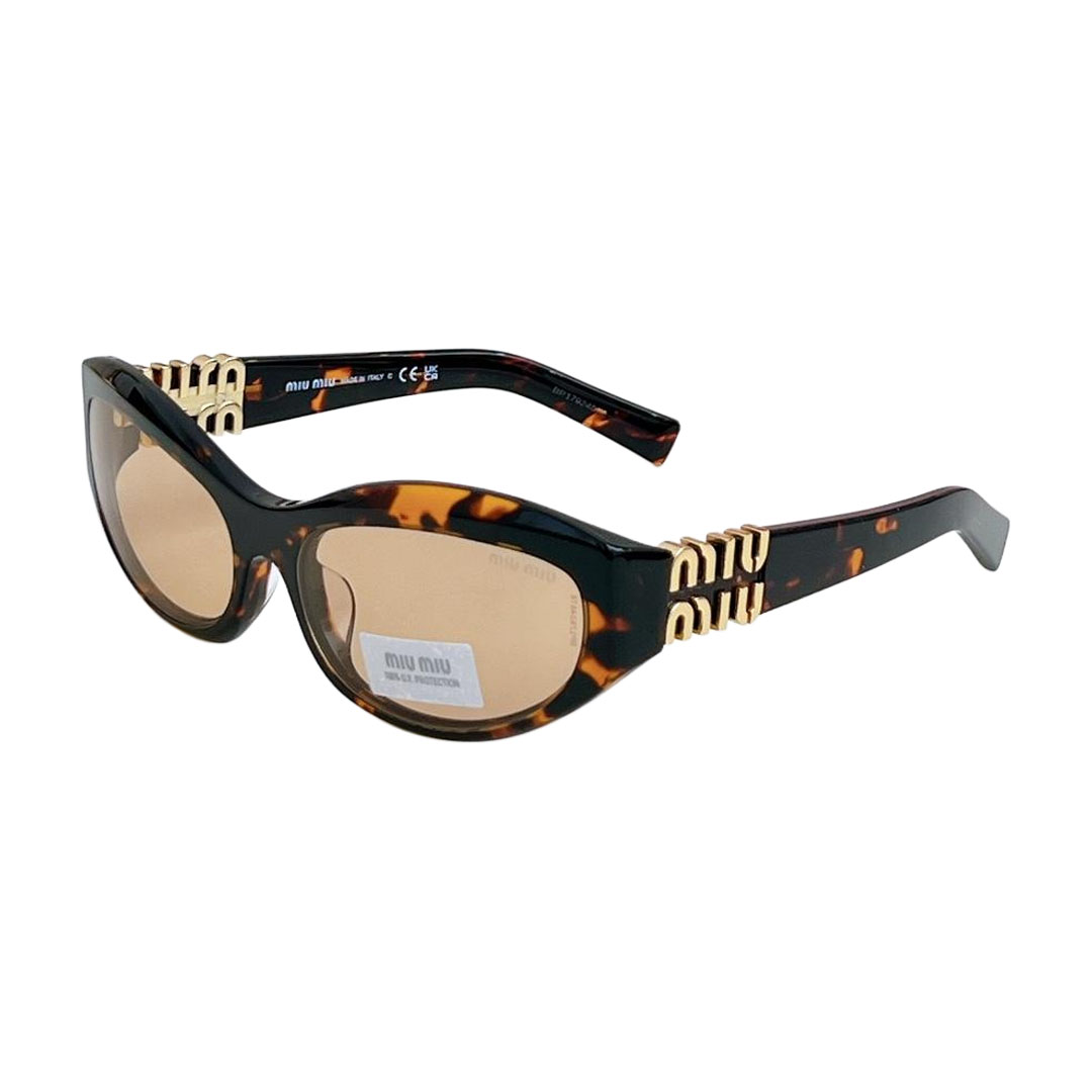 Miu Miu glasses black gold/leopard/apricot/purple color Size 59口17-130 - 图片 7