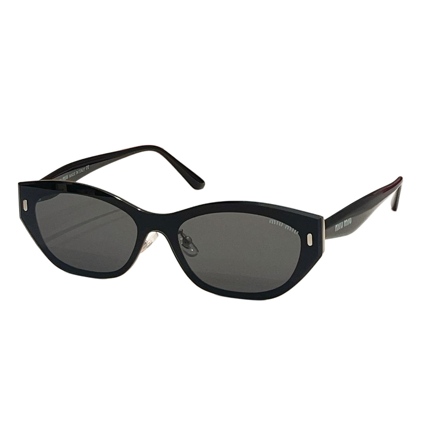 Miu Miu glasses black green/black/black white color Size 144口0-152 - 图片 4