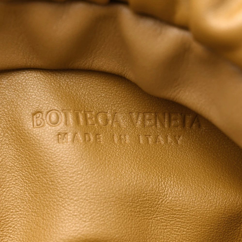 Bottega Veneta Medium Intrecciato The Pouch Chain Bag Cammello Calfskin Leather Gold Hardware - 图片 2