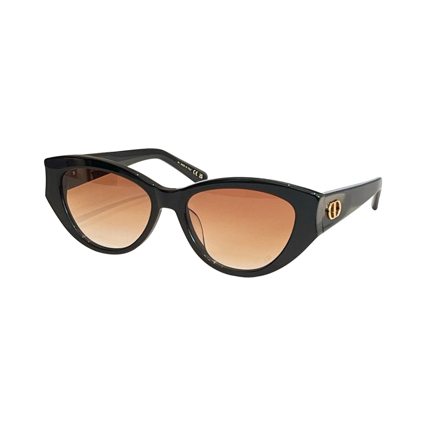 DIOR Cat Eye glasses red/white/black/purple black/blue orange/tawny/tawny black/leopard black color Size 53口21-145 - 图片 9