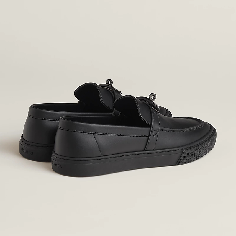 HERMES Game Black Loafers - 图片 2
