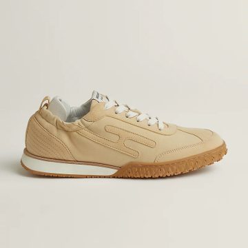 HERMES Jet Sneakers Yellow Sports Shoes