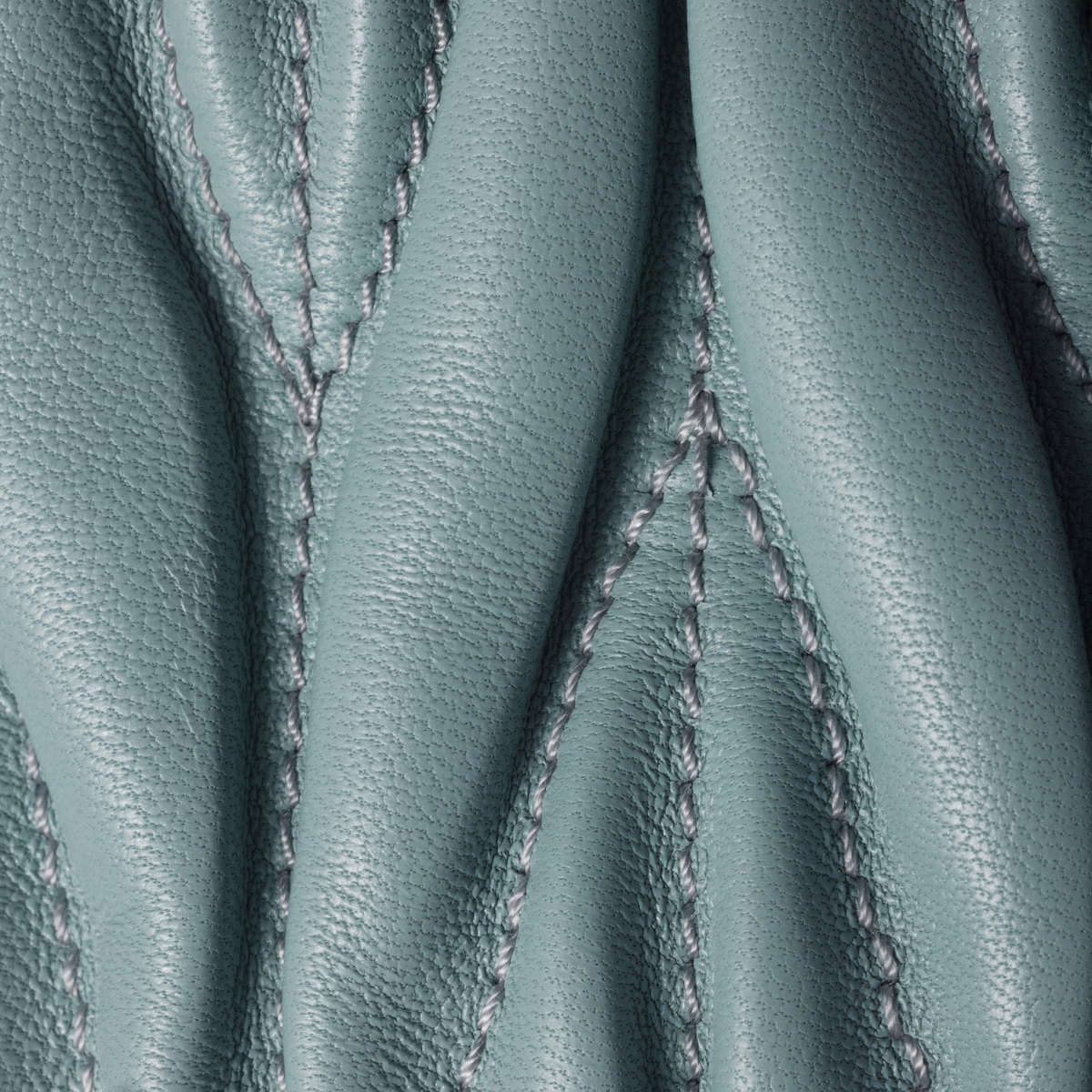 Miu Miu Arcadie matelassé Quilted Lambskin Leather Blue Top-Handle Bags - 图片 4