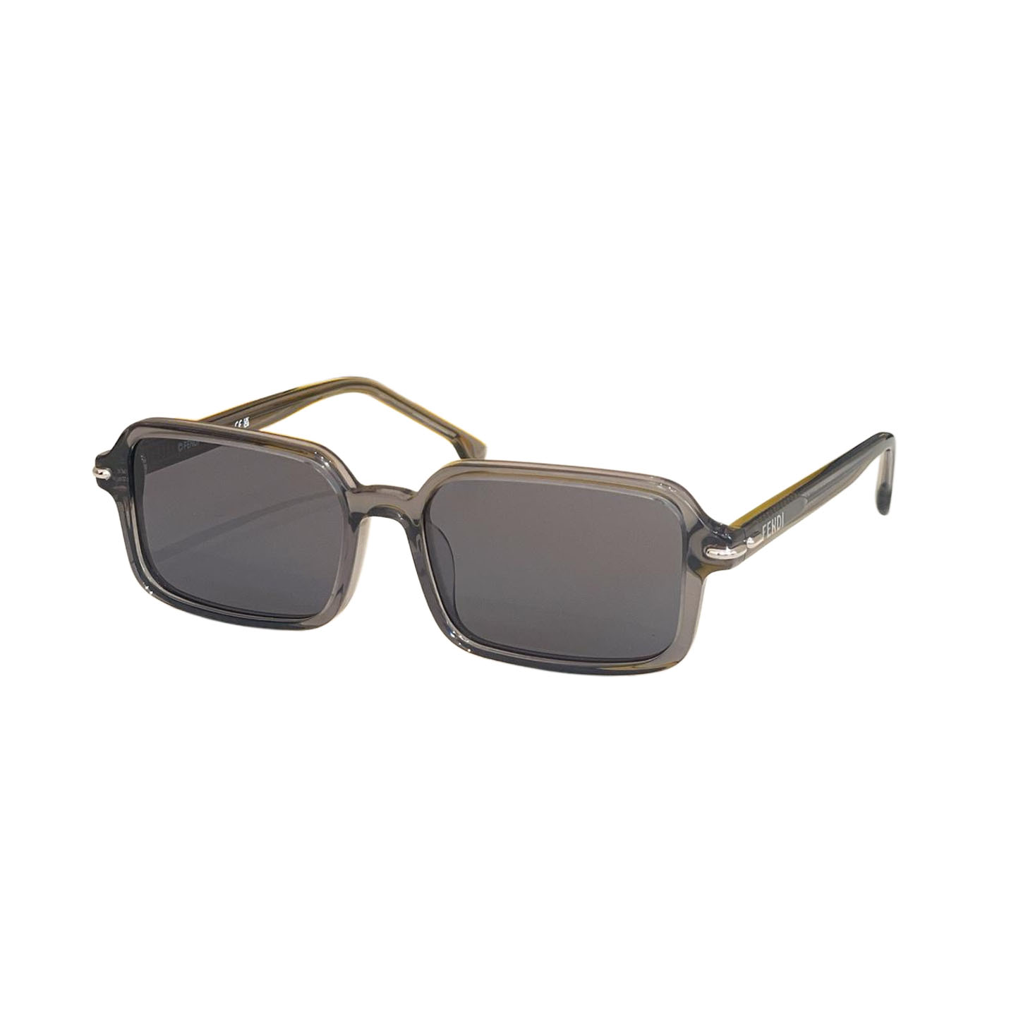 Fendi square frame glasses pink/purple black/leopard/black/grey/rust black/brown color Size 56口16-140 - 图片 5