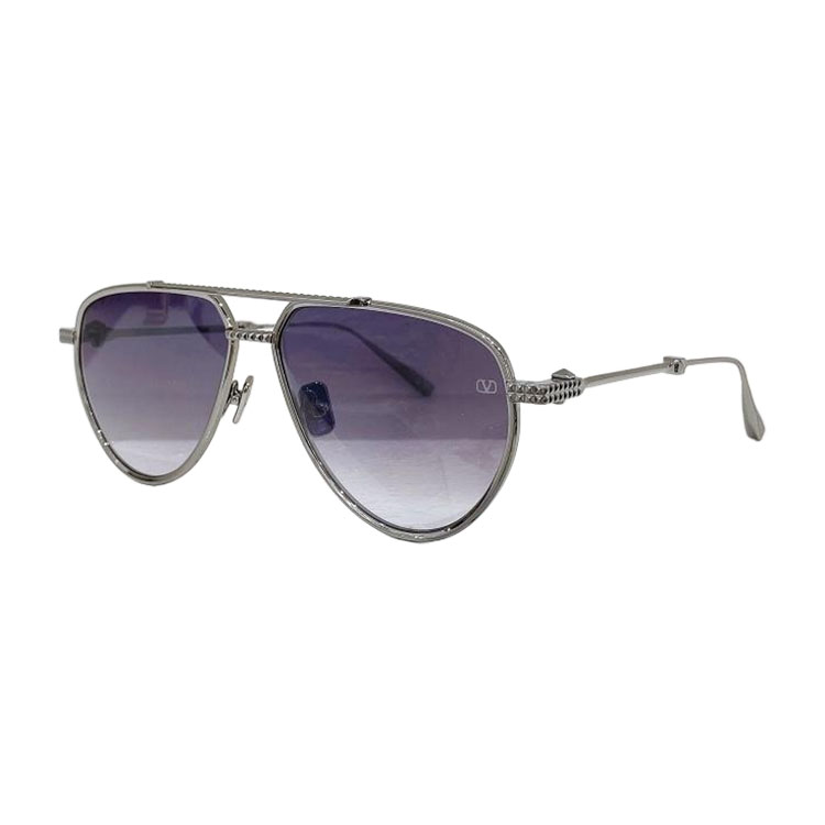 Valentino Pilot glasses black gold/brown/purple gold/purple silver/green/red color Size 59口14-145 - 图片 6