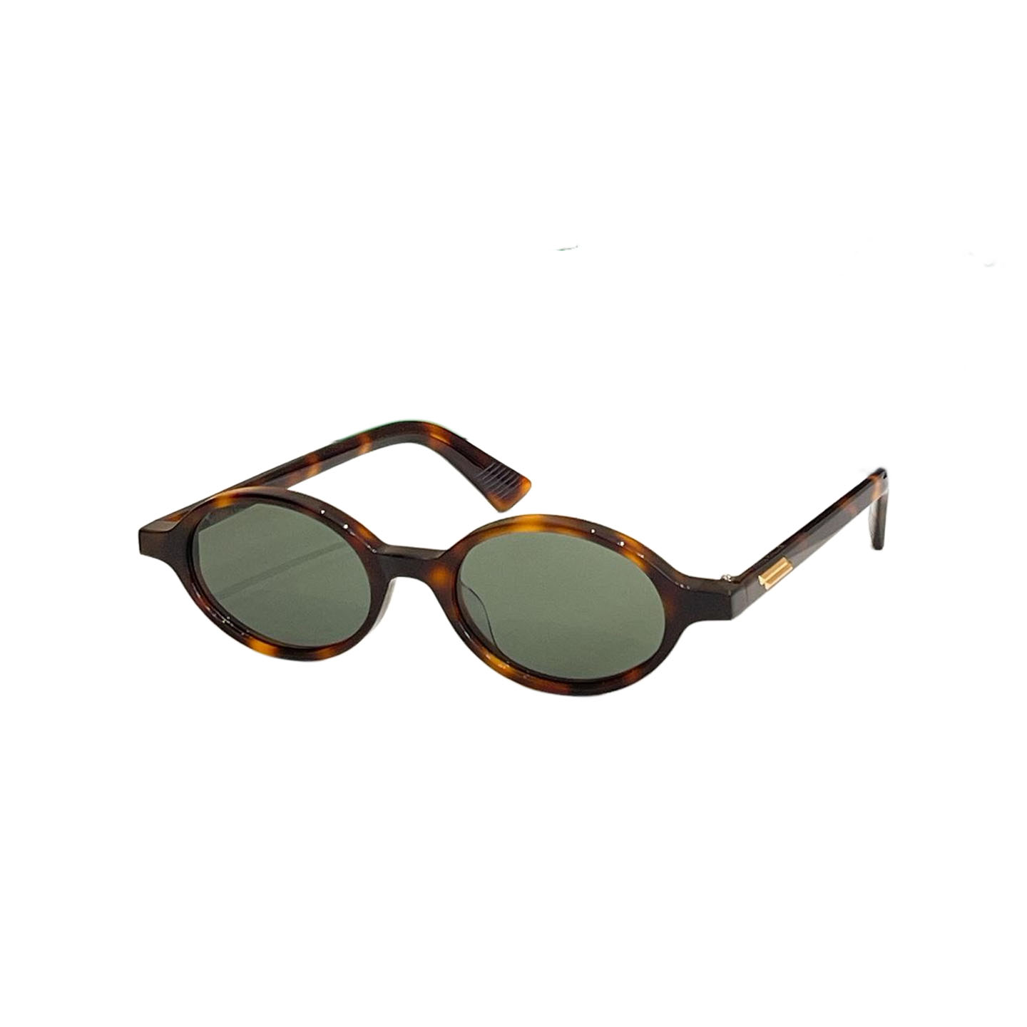 Bottega Veneta Oval glasses brown leopard/green leopard/black leopard/black/orange black/red/transparent black/transparent leopard/pink color Size 49口21-145 - 图片 2