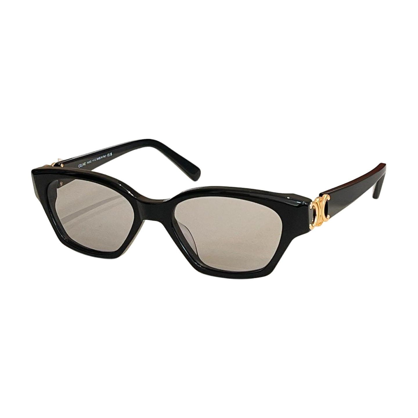 Celine Wrap glasses black silver/tawny/leopard/black gold/grey gold/brown gold color Size 55口18-145 - 图片 6