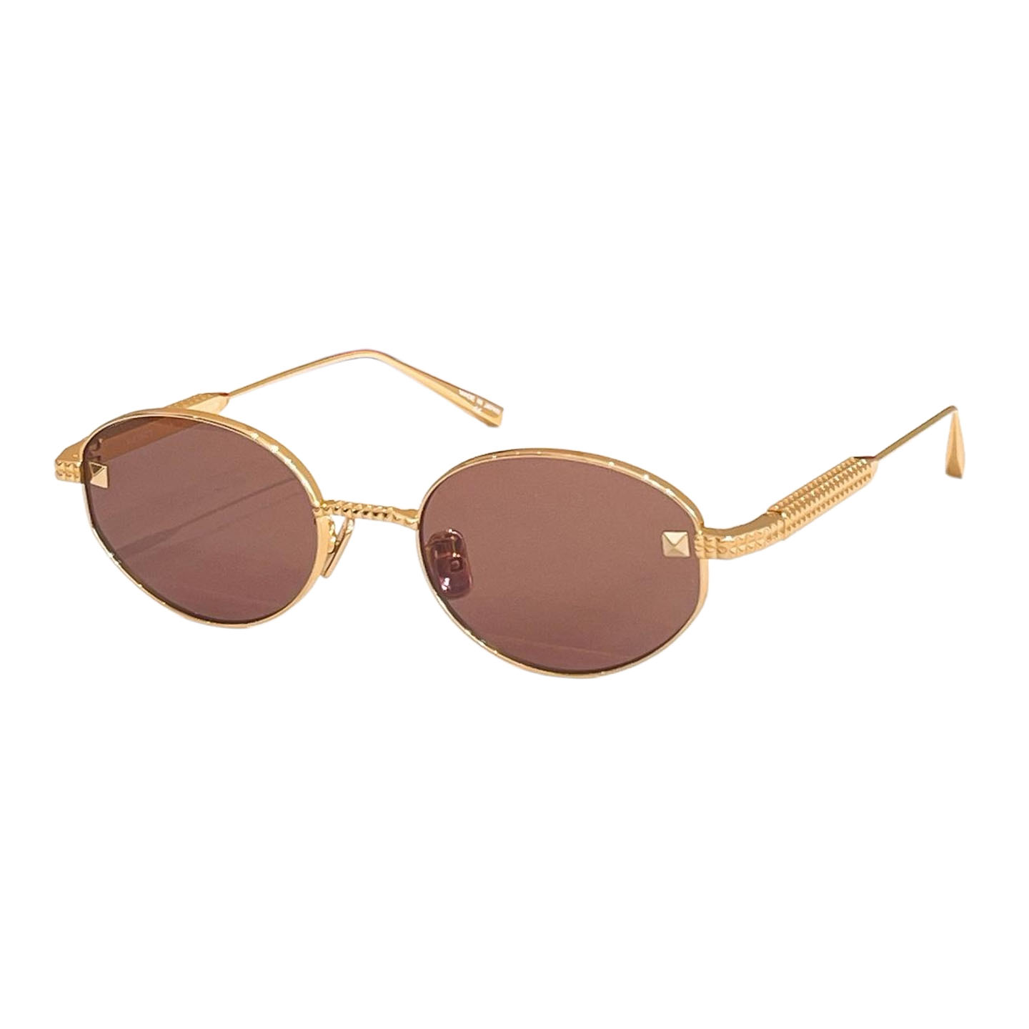 Valentino Oval glasses silver/gold/grey silver/black gold/black/red gold color Size 60口17-142 - 图片 7