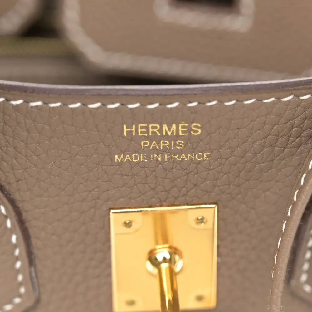 Hermès Birkin 25 Etoupe Togo Leather Gold Hardware - 图片 2