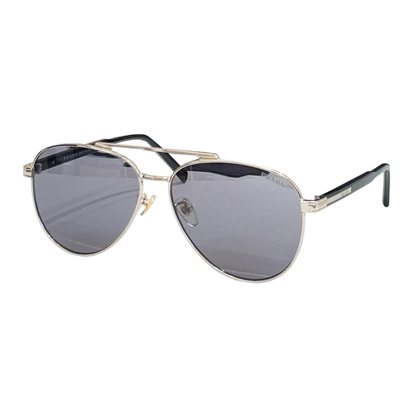 Prada Aviator glasses gold/black/silver/brown/cyan color Size 61口15-145 - 图片 4