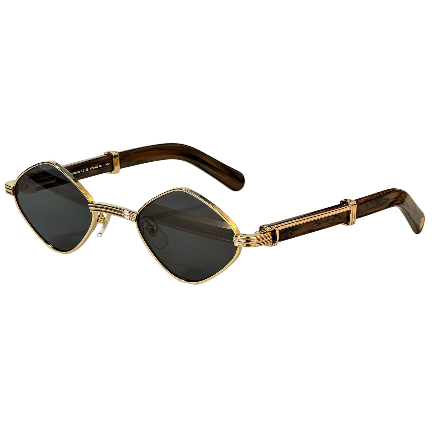 Cartier glasses black/black brown/blue/green/brown/black gold color Size 51-22-145 - 图片 2