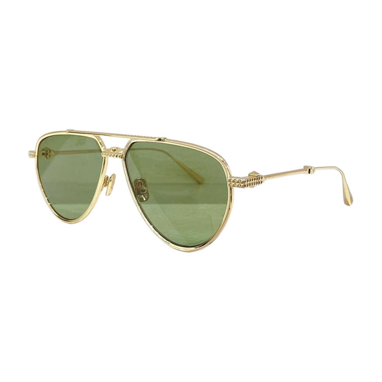 Valentino Pilot glasses black gold/brown/purple gold/purple silver/green/red color Size 59口14-145 - 图片 7