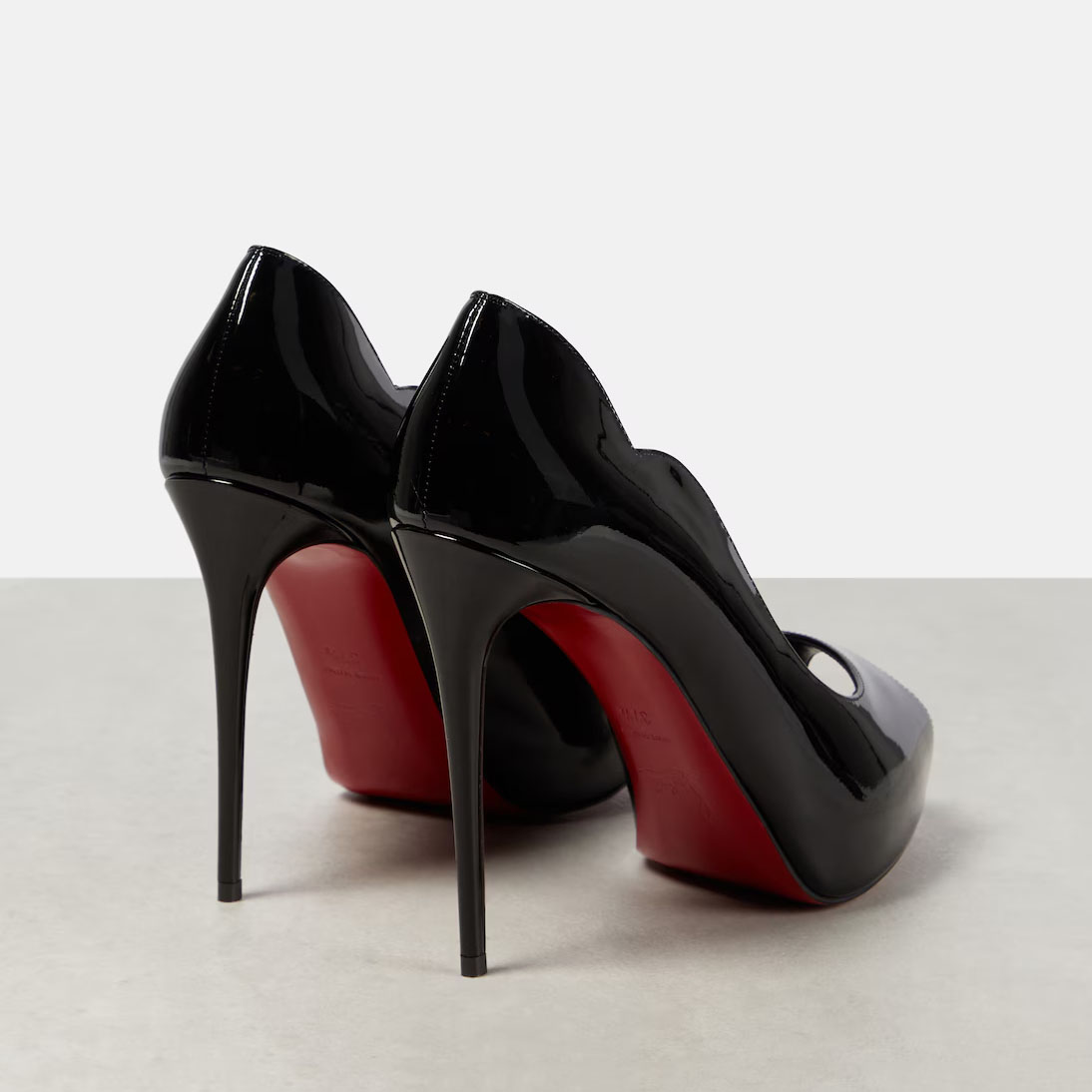 Christian Louboutin Patent leather platform high heels - 图片 2