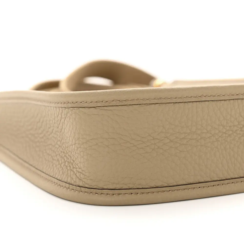 Hermès Amazone Evelyne TPM Beige Marfa Taurillon Clemence Leather Gold Hardware - 图片 4