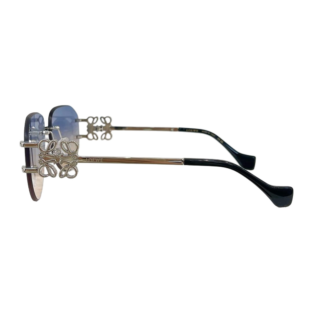 Loewe glasses blue orange/eggplant/blue/black/gradient green/gold white/brown color Size 62口16-135 - 图片 3