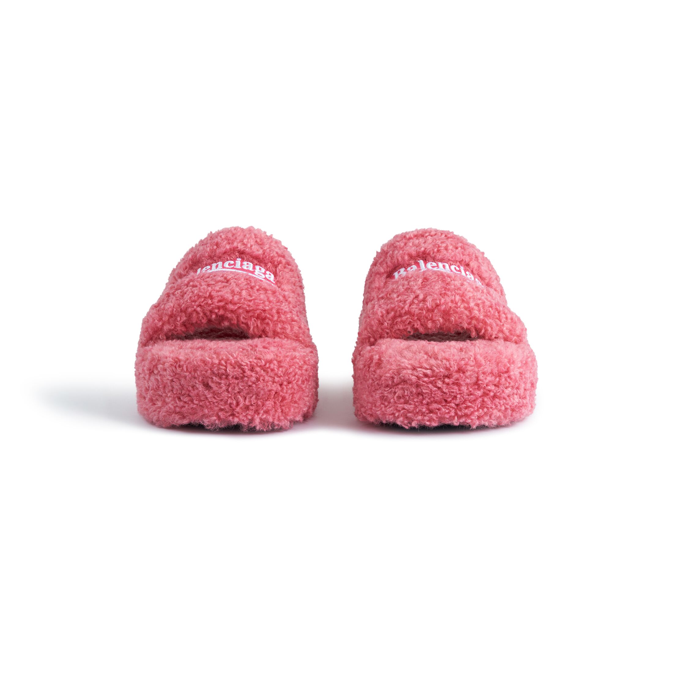 BALENCIAGA Women's pink platform slippers - 图片 3