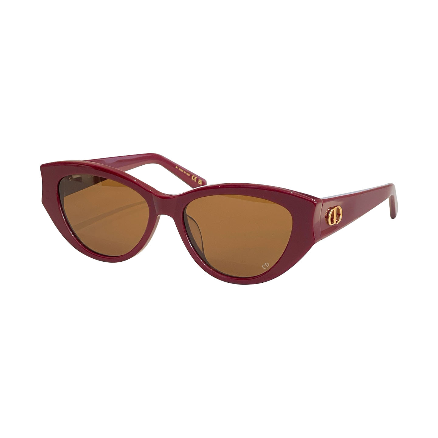 DIOR Cat Eye glasses red/white/black/purple black/blue orange/tawny/tawny black/leopard black color Size 53口21-145 - 图片 4