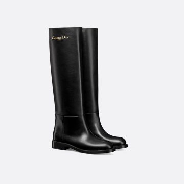 Dior black long boots