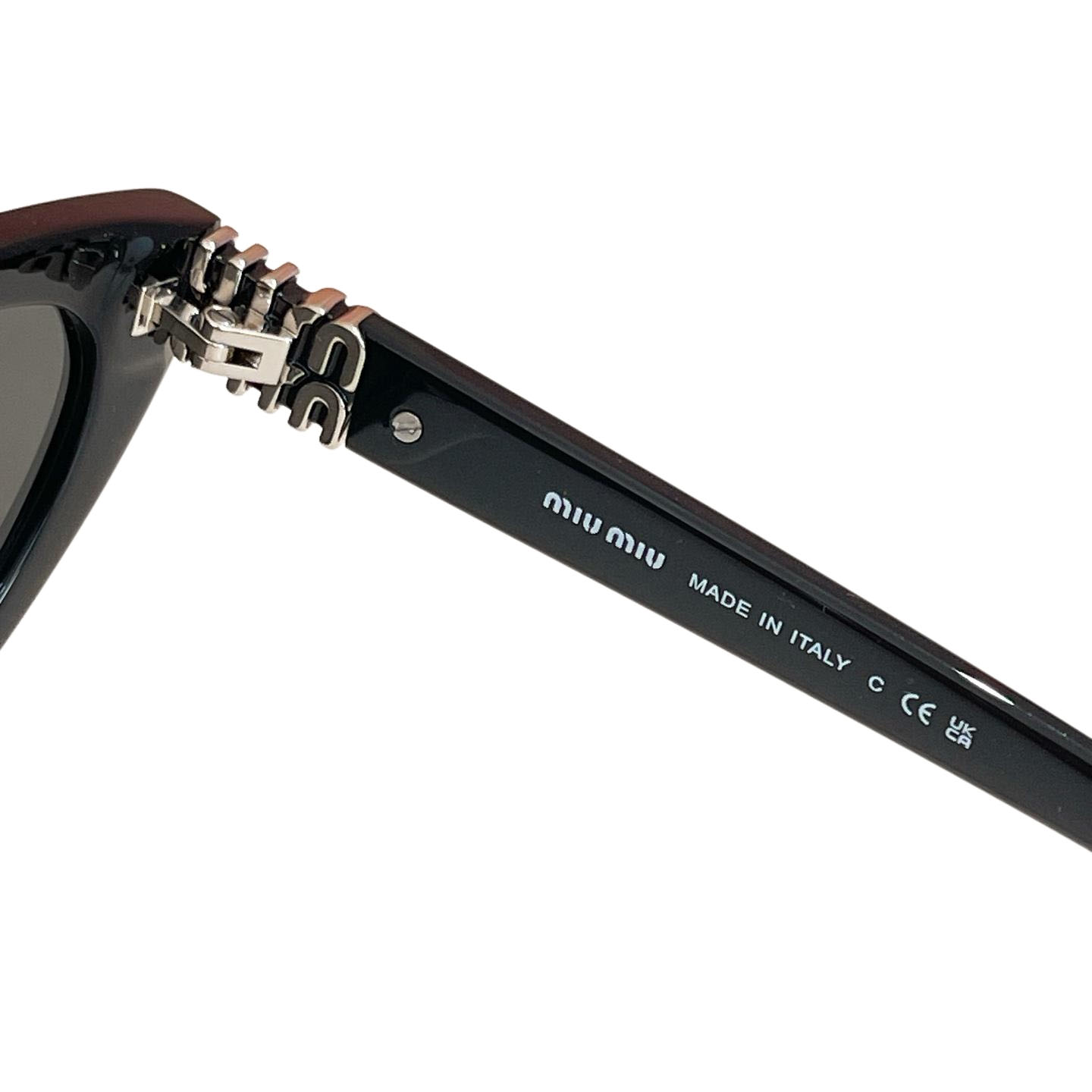 Miu Miu Cat Eye glasses black/ivory/pink/green/leopard color Size 54口20-140 - 图片 3
