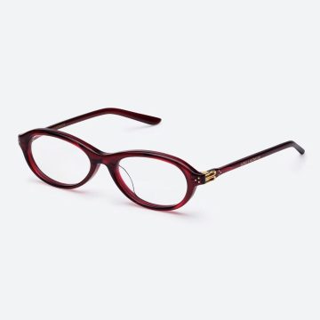 Saint Laurent oval glasses red/black/blue color Size 54口18-145