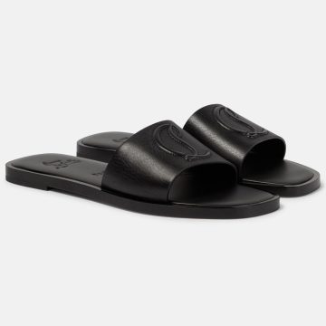 Christian Louboutin Black flat slipper sandals