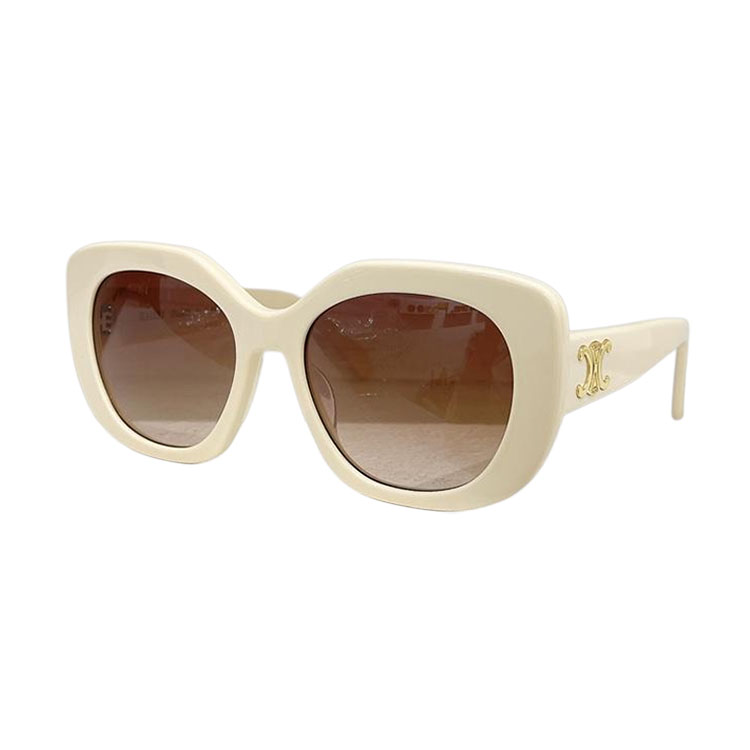 Celine Butterfly glasses black/ivory/scarlet rose/leopard color Size 55口19-135 - 图片 7