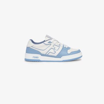 FENDI Light blue leather low-top shoes Sneakers