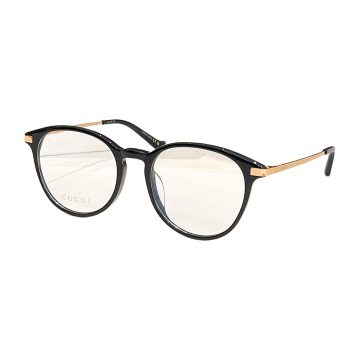 Gucci Boston frame glasses black gold/black silver/tawny/grey color Size 51口19-145