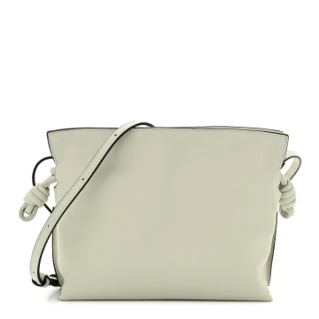 Loewe Flamenco Knot Bag Mini Light Celadon Calfskin Leather