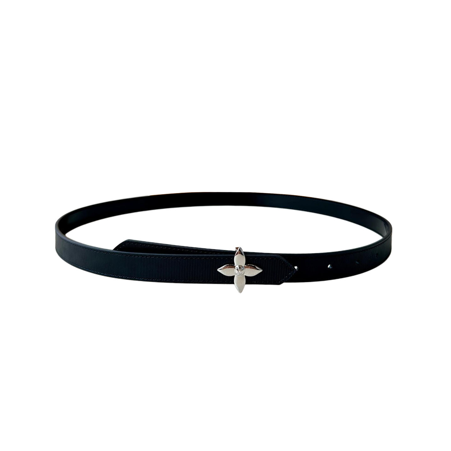 Louis Vuitton Women's Flowergram Reversible Belt In Black/White/Blue Monogram Reverse Canvas With Gold/Silver Hardware 20mm - 图片 5