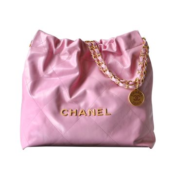 Chanel 22bags Pink / Grey Shoulder Bags