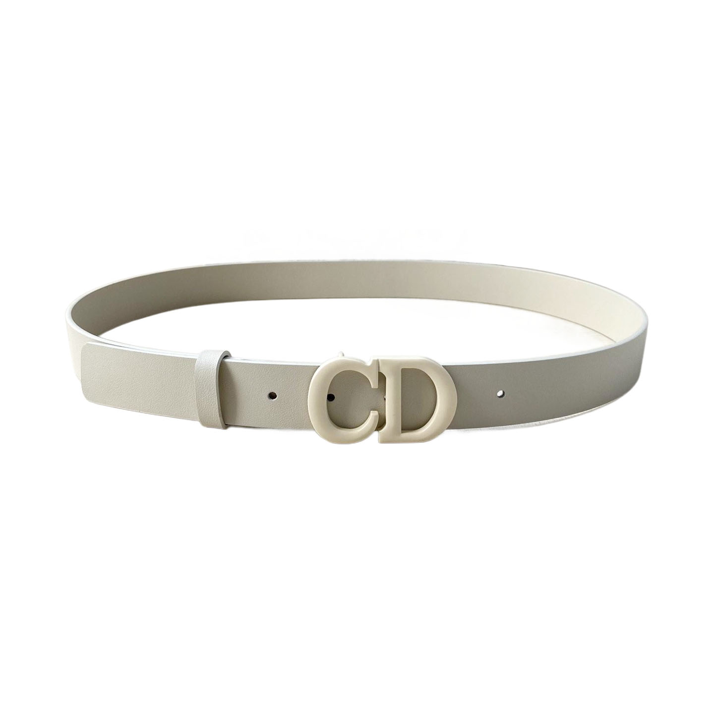 Dior Women' s Montaigne CD Buckle Saddle Belt In Blue/Red/Brown/Black/White Calfskin With Blue/Red/Brown/Black/White Hardware 30mm - 图片 5